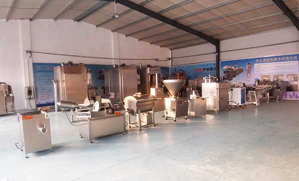 小型臺烤腸成套設(shè)備出口美國